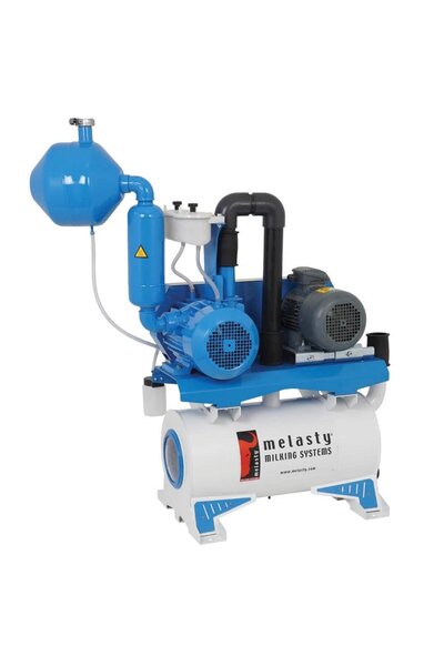Melasty Süt Sağım Sistemi Vakum Pompa Seti (380V-50Hz-3kW) (1100 L/dk - Yağlı)