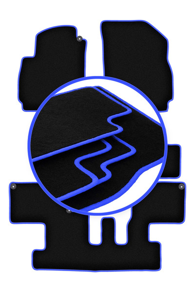 shumee Covorașe auto CARLUX-BLUE pentru: Chevrolet Orlando I monovolum (2010-...