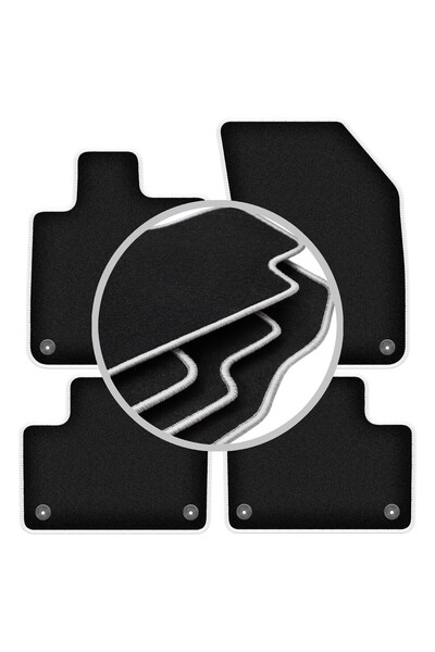 shumee Covorașe auto CARLUX-SILVER pentru: Volvo S60 II break, sedan (2018-)