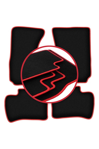 shumee Covorașe auto CARLUX-RED pentru: Daihatsu Terios I SUV (1997-2005)