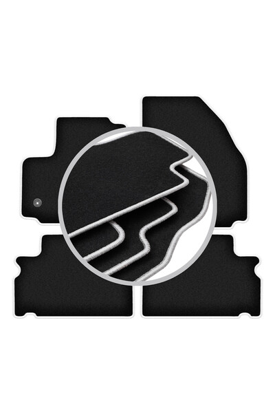 shumee Covorașe auto CARLUX-SILVER pentru: Ford Galaxy MK2 monovolum (2012-2015)