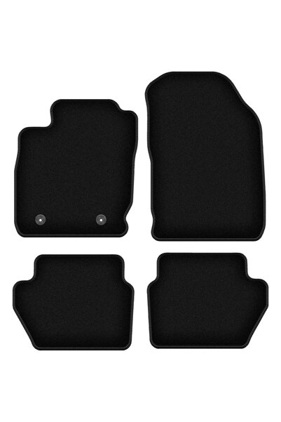 shumee Covorașe BASIC negre din velur pentru: Ford EcoSport MK2 crossover (20...