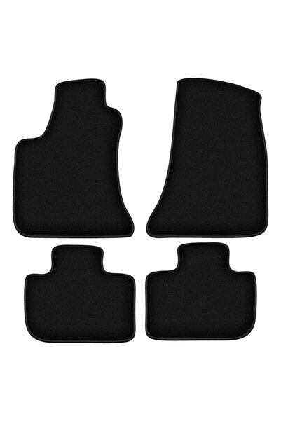 shumee Covorașe BASIC negre din velur pentru: Lancia Thema II sedan (2011-2014)