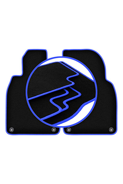 shumee Covorașe auto CARLUX-BLUE pentru: Porsche Cayman 982 roadster (2016-)