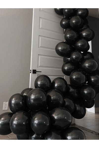 Mielibon مجموعة بالونات باللون الأسود الباستيل |   بالونات الحفلات والتنظيم