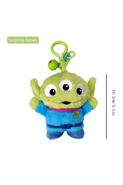 Potdemiel Surprise Series Disney Toy Story Alien Cute Kawaii Three Eyes Boy Plush Pendant School Bag Backpack