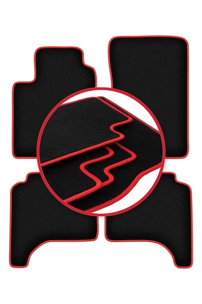 shumee Covorașe auto CARLUX-RED pentru: Suzuki Grand Vitara I SUV (1998-2005)