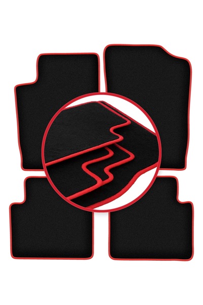 shumee Covorașe auto CARLUX-RED pentru: Citroen Xsara break, break, hatchback...