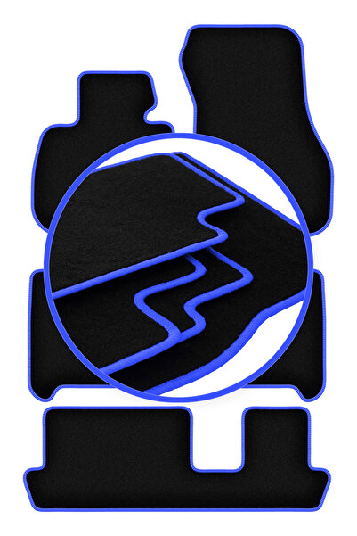 shumee Covorașe auto CARLUX-BLUE pentru: BMW 2 F46 7 persoane (2015-2022)