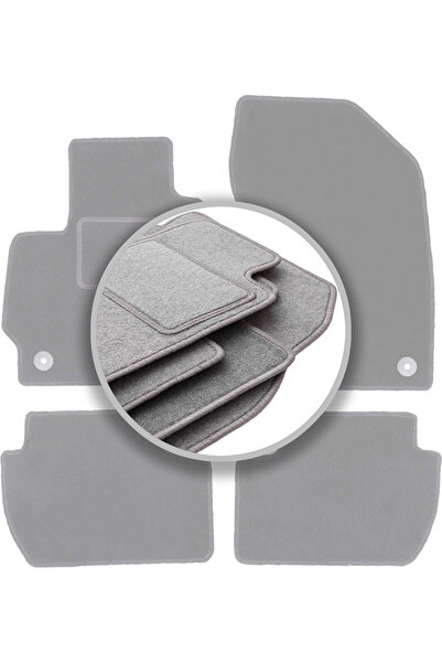 shumee Covorașe auto gri cenușiu pentru: Peugeot 4007 crossover (2007-2012)