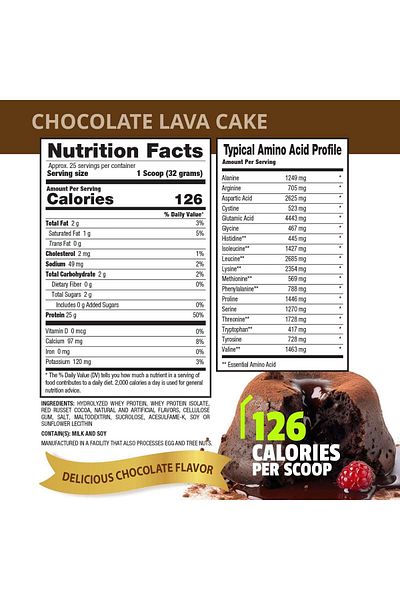 PR Science Isolate Protein Larry Wheels, Chocolate Lava Cake, 800g, 25 Servings