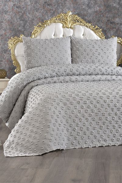 HUZUR ÇEYİZ Vera 3 Piece Double Pique Set