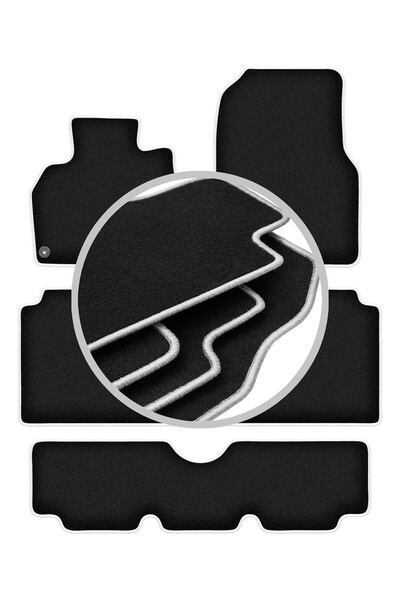 shumee Covorașe auto CARLUX-SILVER pentru: Renault Espace IV 7 locuri (2002-2...