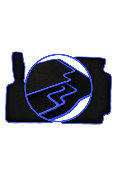 shumee Covorașe auto CARLUX-BLUE pentru: Smart ForTwo I cu labă (1998-2007)