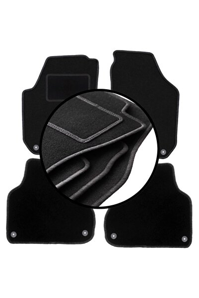 shumee Set complet de covorașe velur pentru: Skoda Fabia II hatchback, statio...
