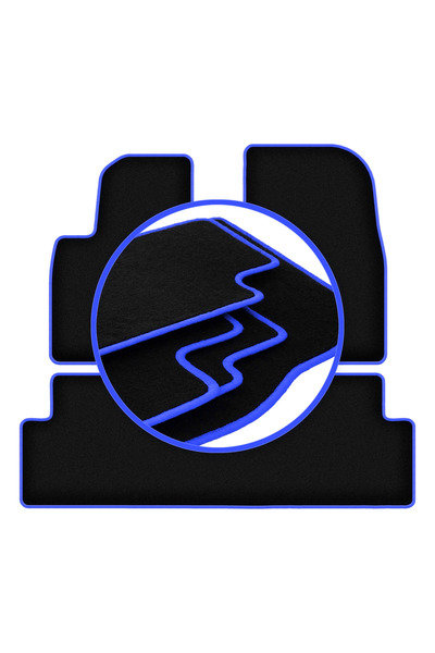 shumee Covorașe auto CARLUX-BLUE pentru: Tesla Model 3 sedan (2017-)