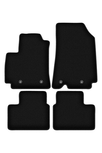 shumee Covorașe BASIC negre din velur pentru: crossover Renault Arkana (2021-)