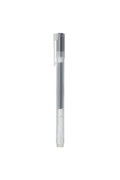 Muji Gel Ink Cap Type Ballpoint Pen, 0.5 mm, Black