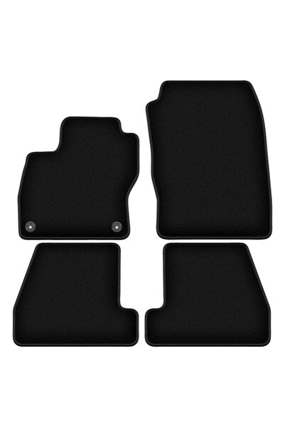 shumee Covorașe BASIC negre din velur pentru: Ford Focus MK3 hatchback, sedan, break (2010-2018)