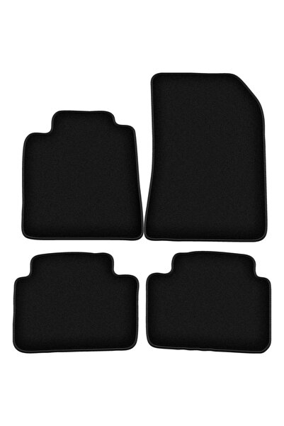 shumee Covorașe BASIC negre din velur pentru: Renault Vel Satis liftback, hat...