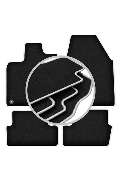 shumee Covorașe auto CARLUX-SILVER pentru: Nissan Qashqai J10 I crossover (20...