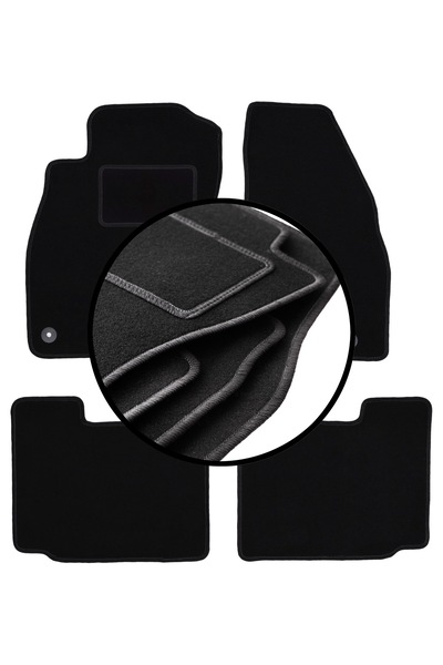 shumee Set complet de covorașe velur pentru: Opel Adam hatchback (2012-)