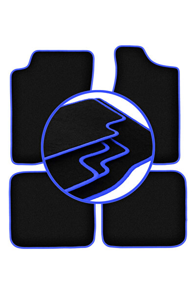 shumee Covorașe auto CARLUX-ALBASTRU pentru: Audi 90 B3 sedan (1986-1991)