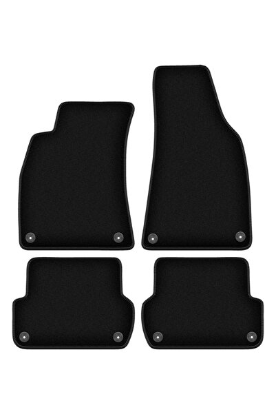 shumee Covorașe BASIC negre din velur pentru: Seat Exeo sedan, break (2008-2015)