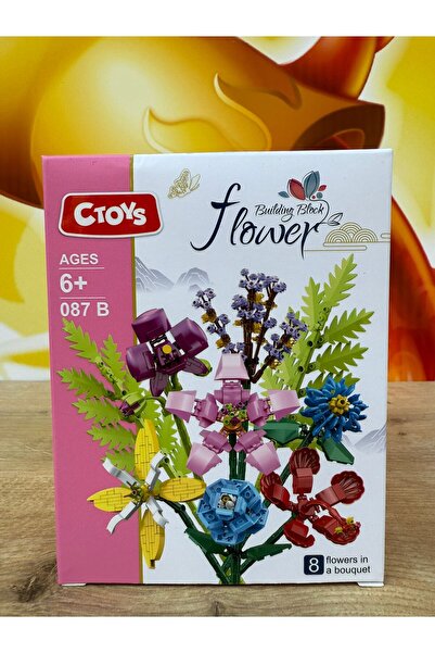 scntoys ÇİÇEK YAPI OYUNCAKLARI 1 ADET SÜPRİZ ÇİÇEK ÇIKAR HEDİYELİK ÇİÇEK Yapı...