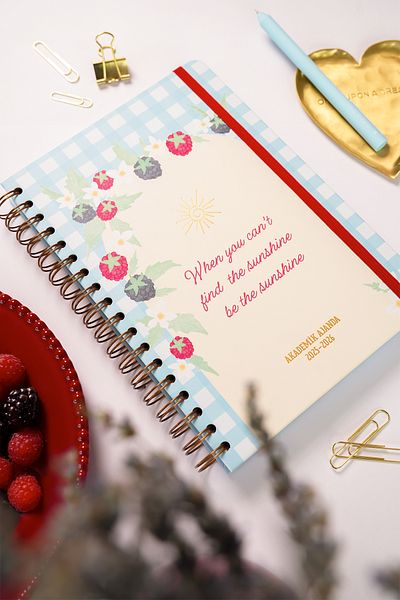 Matt Notebook 2025-2026 B5 Ακαδημαϊκό Ατζέντα Σπιράλ 17x24 cm - 17 μηνών
