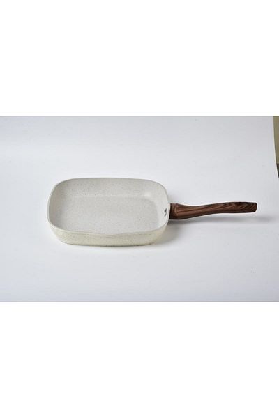 Parfait High Quality Forged Aluminum Grill Pan Cream and Brown 26 x 26cm