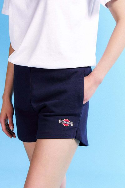 Socrates Dergi Дамски къси панталони Socrates Racing Soft Fleece - тъмносини