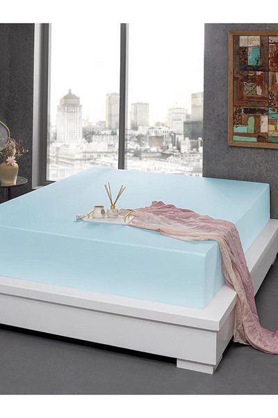 Karna Home Satin Fitted Sheet – Soft Textured and Shiny Looking