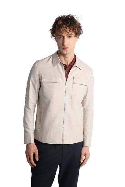 İgs Men's Beige Spring Coat