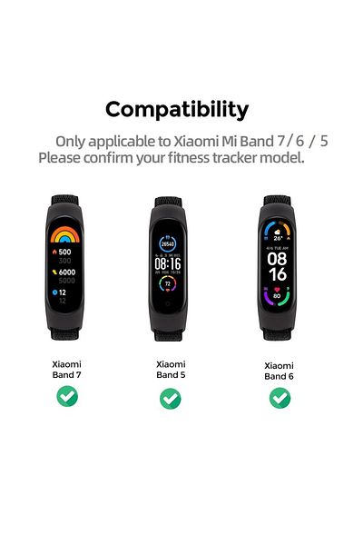 O Ozone Xiaomi Mi Band 6 / 5 | Silicone Watch Band Strap [Pack Of 3] | White/Pink/Grey