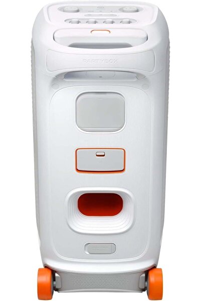 JBL Partybox Stage320 Beyaz Bluetooth Hoparlör ve Partybox Mikrofon