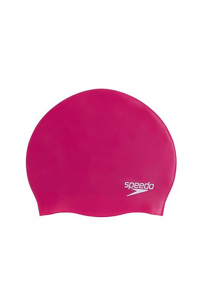 SPEEDO Molded Silc Cap Silicone Swimming Cap 8-70984B495 Pink