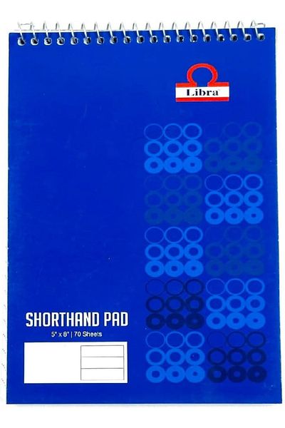 RAHALIFE HOME SOLUTION RAHALIFE 5x8" Spiral Hand Pad | 70 Lined Sheets | Compact Notebook for Notes, Sketches & Lists