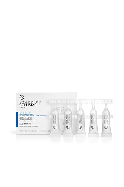 Collistar Fiole loțiune anti-cădere a părului cu peptide Attivi Puri Hair, Collistar, 15 bucăți x 5 ml