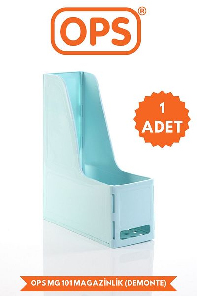 Ops Mg 101 A4 Demonte Plastic Vertical Magazine Folder Archives Case Organizer Storage Storage