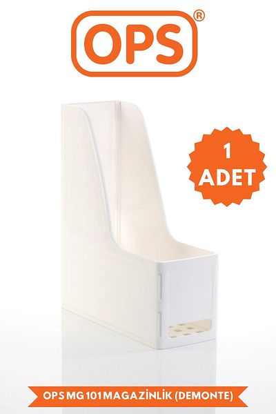 Ops Mg 101 A4 Demonte Plastic Vertical Magazine Folder Archives Case Organizer Storage Storage