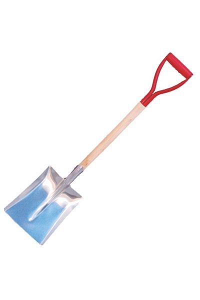 flores Aluminum shovel, wooden handle, 300 x 245 mm, total length 1 m