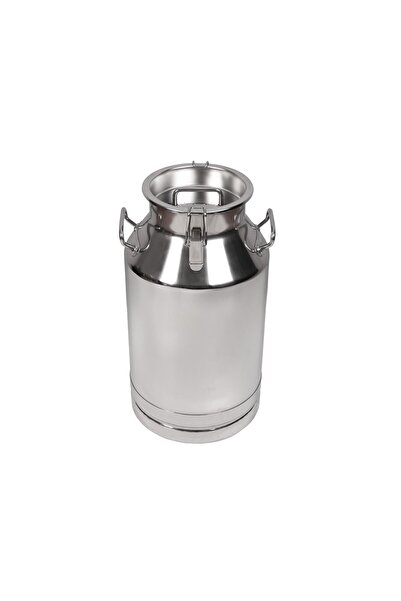 Melasty Süt Sağma Makinesi Paslanmaz Süt Güğümü (40 Litre İki Kulplu Kapaklı ...