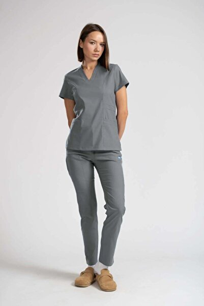 oksijen uniform Citrine - Silver Gray (Single Top) - M-40