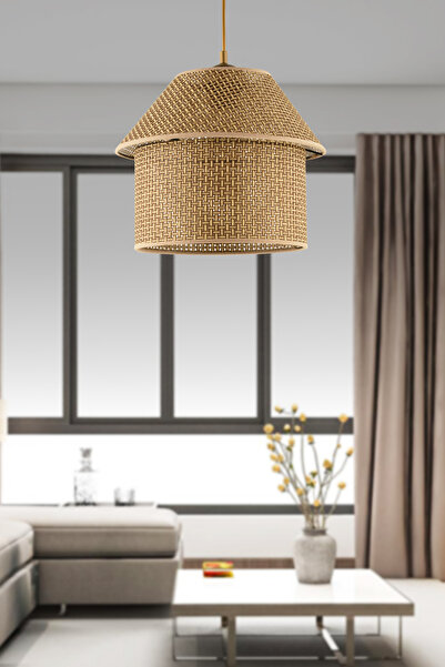 NisaLuce Nisa Luce Monza Tekli Hasır Sarkıt-Kahve