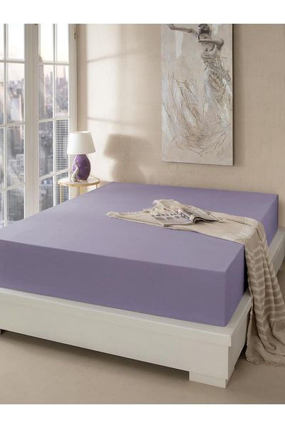 Karna Home Satin Fitted Sheet – Soft Textured and Shiny Looking