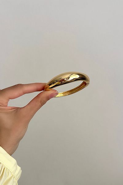 Okko Store سوار تكبل منحني من الفولاذ