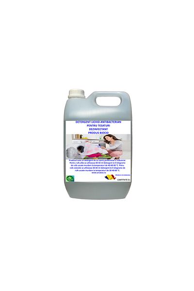 ARCA LUX Detergent lichid antibacterian pentru tesaturi, Produs biocid, Arca Lux, bidon 5 L