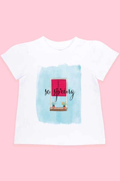 Mavipink Дівчача футболка з коротким рукавом So Spring, 92% бавовна