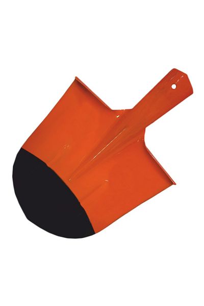flores Professional round shovel, orange with black, without handle, 300 x 230 mm
